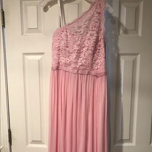 David’s Bridal Pink Dress